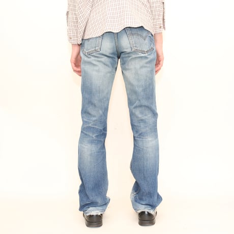 Levi's 517 Boots Cut Damage Denim Pants MADE IN USA