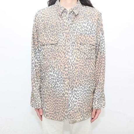Leopard Pattern L/S Shirt