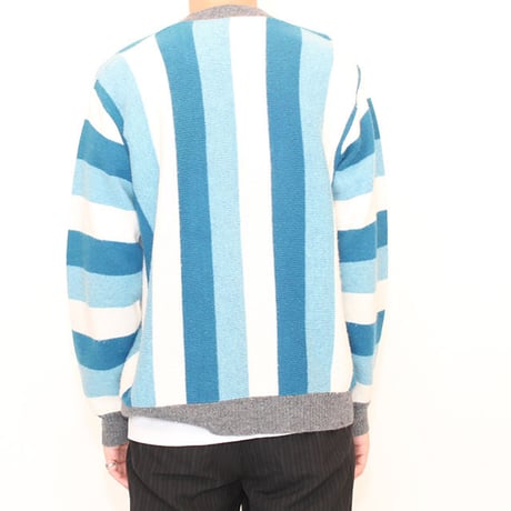 Stripe Knit Cardigan