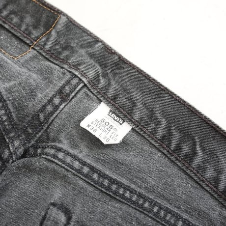 Levi's 505 Black Denim Pants MADE IN USA