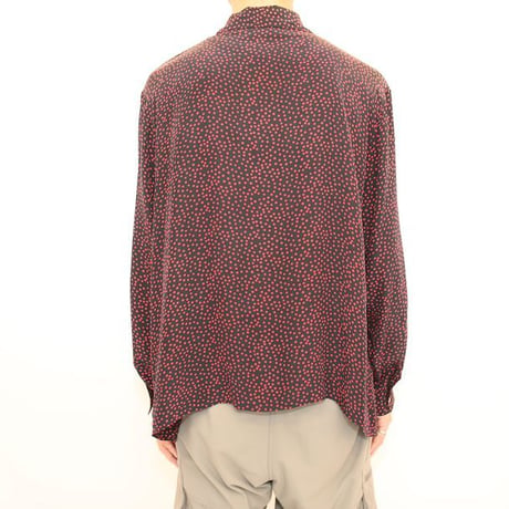 Dot Pattern Silk L/S Shirt