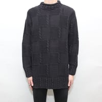 Mockneck Ramie × Cotton Knit Sweater