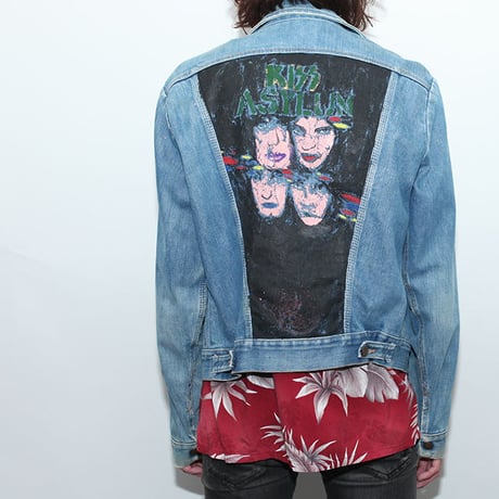 Vintage Kiss Custom Denim Jacket