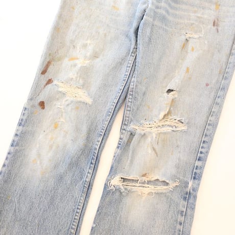 70's JC Penney Plain Pockets Flared Denim Pants