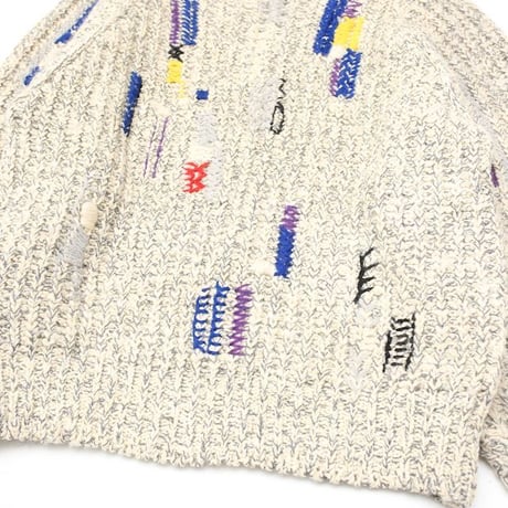 Vintage Design Wool Knit Sweater