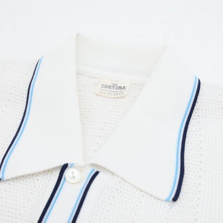 Euro Vintage Knit Polo Shirt