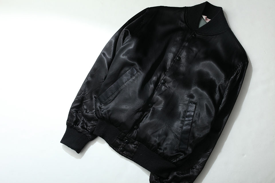 80s MTV 刺繍サテンブルゾンスタジャン empireボディ　さらば青春の光 Vintage MTV Jacket | Strato