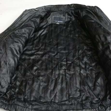 Black Leather Jacket Loose Silhouette
