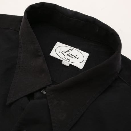 All Silk Black  L/S Shirt