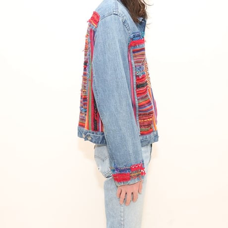 Chico's Design Embroidery Denim Jacket