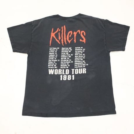 00s Iron Maiden "Killers World Tour 1981" T-Shirt