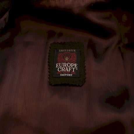 Euro Vintage Double Breasted Wool Coat