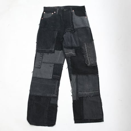Levi's Patchwork Remake Black Denim Pants
