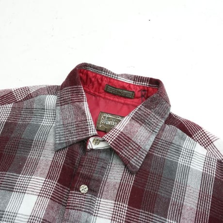 80's Ombre Plaid Acrylic Shirt