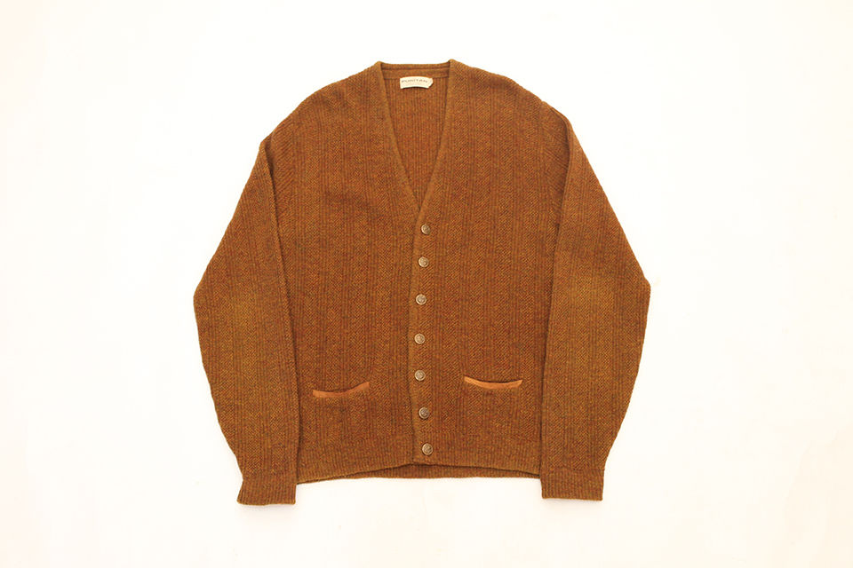 Puritan Gary Playerカーディガンブラウン　50's Puritan Gary Playerカーディガンブラウン 50's Puritan Gary Player