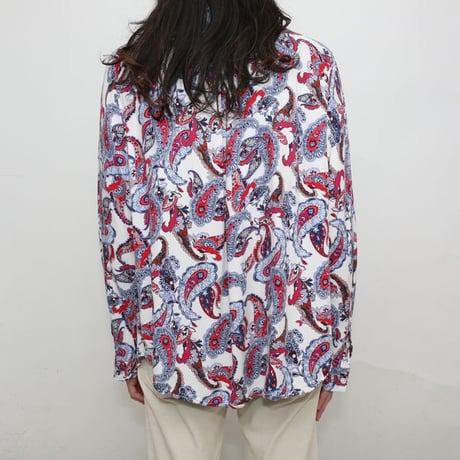 Paisley Pattern Rayon L/S Shirt