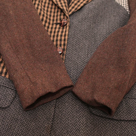 Patchwork Tailored Jacket
