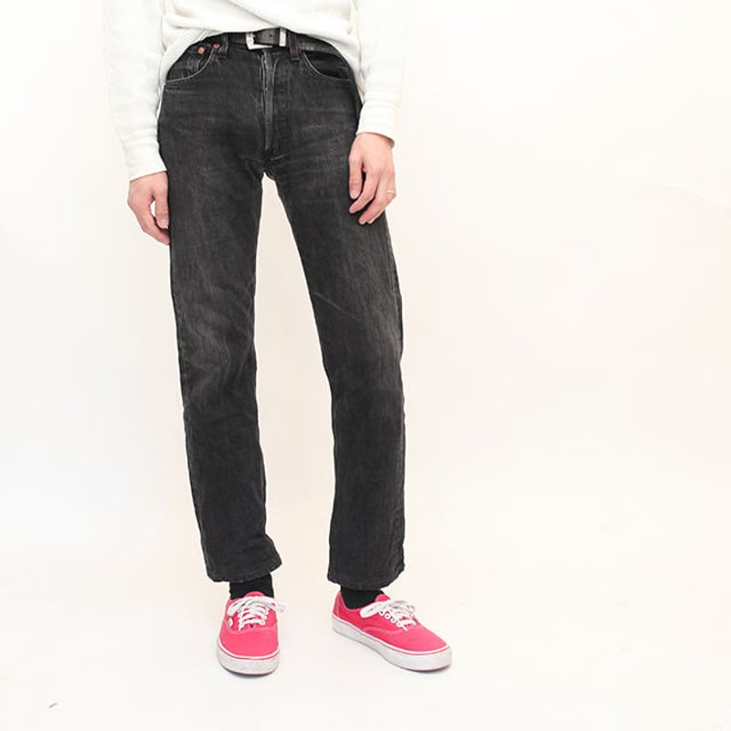 Levis 501 Black Denim Pants MADE IN USA | St...