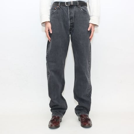 Levi's 501 Black Denim Pants MADE IN USA
