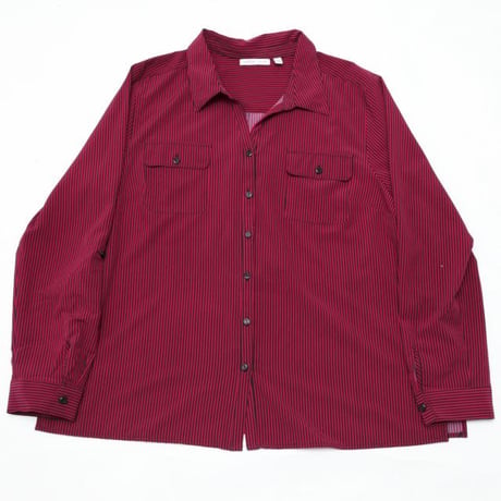 Red × Black Stripe L/S Shirt