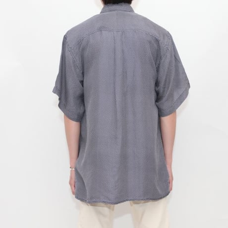 Dot Pattern Silk S/S Shirt