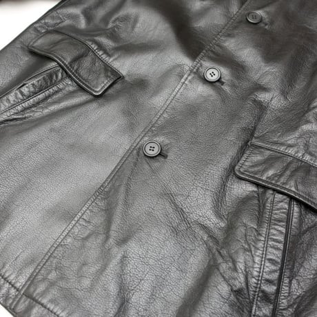 Black Leather Coat