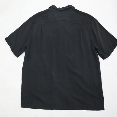 Nat Nast 50's Style Open Collar Silk S/S Shirt