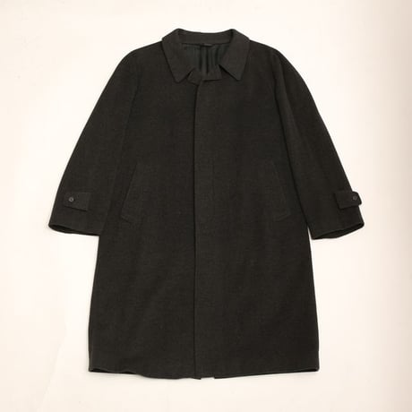 100% Cashmere Balmacaan Coat MADE IN ITALY