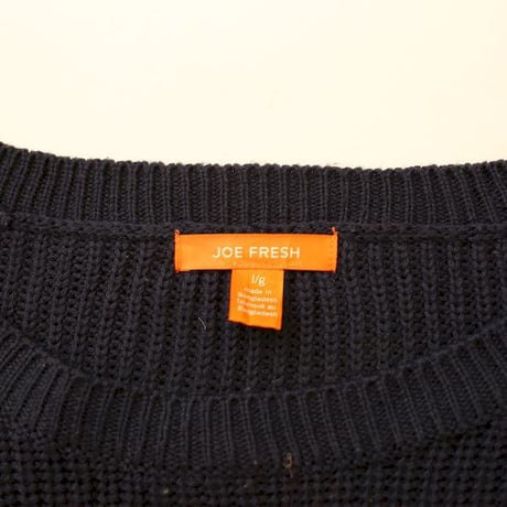 Border Acrylic Knit Sweater