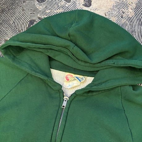 70s Thermal Lined Full Zip Sweat Hoodie MADE IN USA