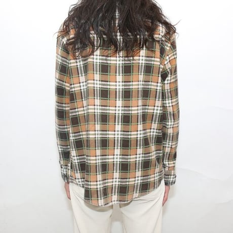 Plaid Print Flannel Shirt