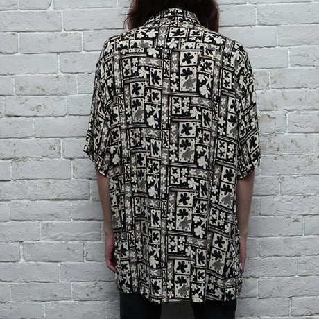 レーヨン 総柄シャツ Rayon S/S Shirt