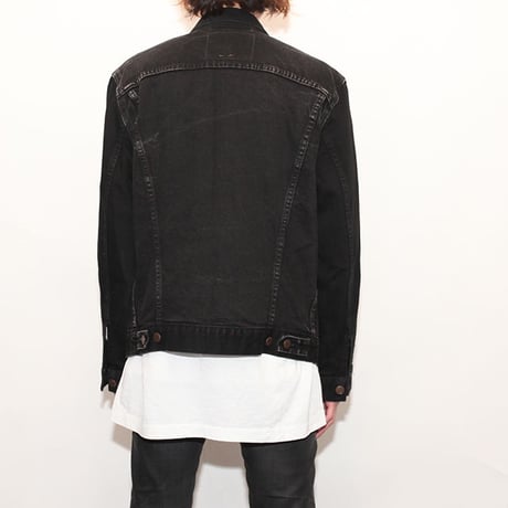 Levis Black Denim Trucker Jacket  2 tone