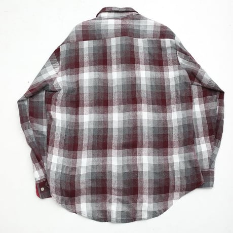 80's Ombre Plaid Acrylic Shirt