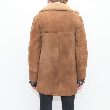 Vintage Mouton Coat Skinny Fit