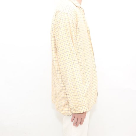 Plaid Print Flannel Pajama Shirt