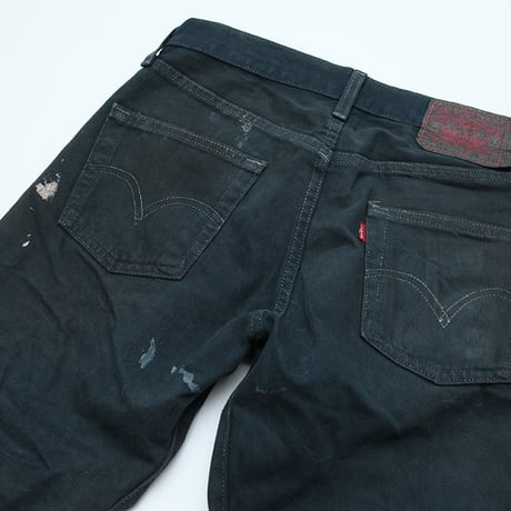 リーバイス 501 ブラック ペンキ Levis