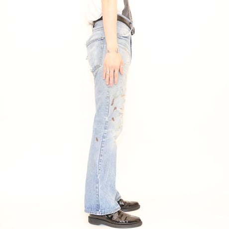 70's JC Penney Plain Pockets Flared Denim Pants
