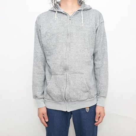 70-80s Discus Thermal Lined Full Zip Sweat Hoodie