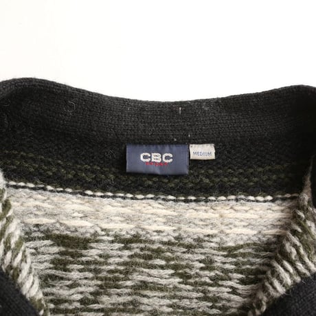 Nordic Pattern Wool Knit Sweater