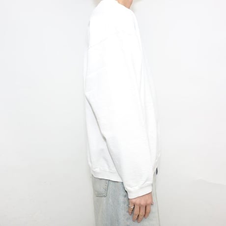 90's The Cotton Exchange Blank Sweat Shirt White