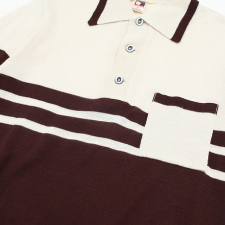 Euro Vintage Knit Polo Shirt