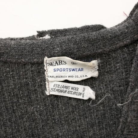 Sears Mohair Knit Cardigan