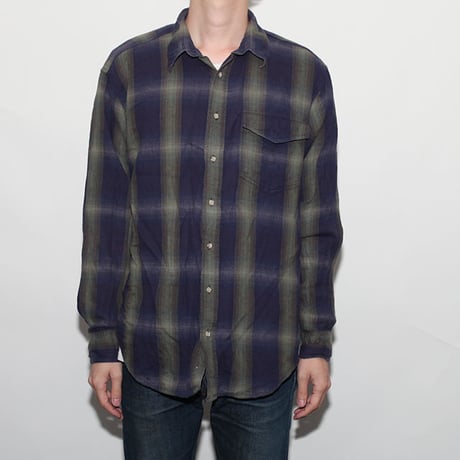 Ombre Check Flannel L/S Shirt