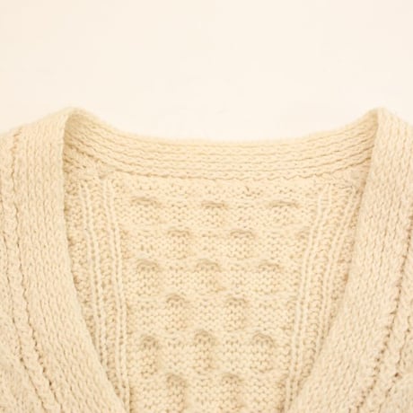 Vintage Cable Knit Cardigan