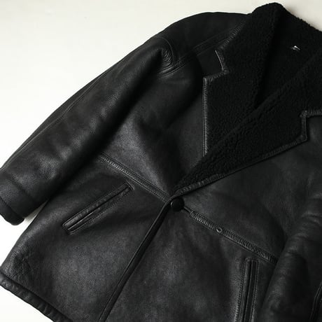 Black Mouton Coat