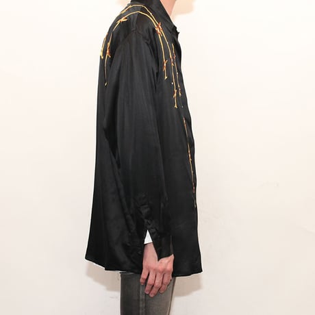 Embroidery Silk Shirt