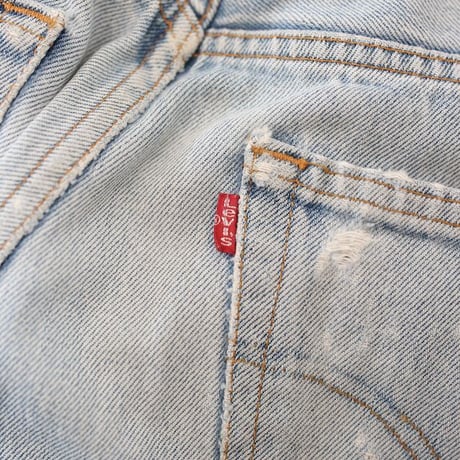 90's Levi's 501 Damage Denim Pants MADE IN MEXICO