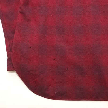 50s Pendleton Ombre Plaid Wool Shirt