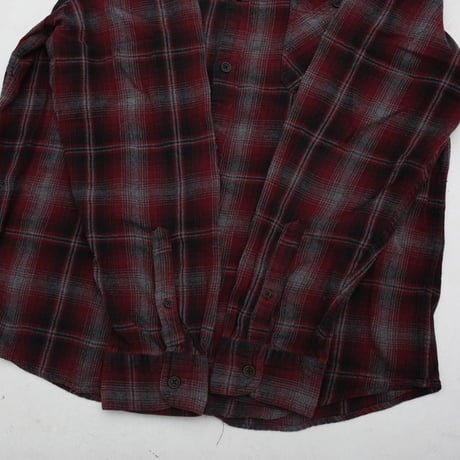 Ombre Check Flannel Shirt